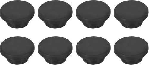 Vista 114 de MECCANIXITY - Tapones de silicona en forma de T (26mm, 1 pulgada de diámetro), color negro