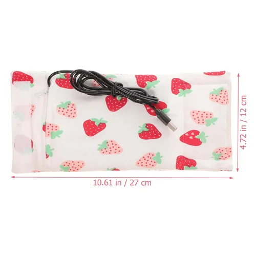 Vista 5 de Bolsa calentadora de botellas portátil USB para viajes, cubierta compacta de calefacción de leche con distribución uniforme del calor