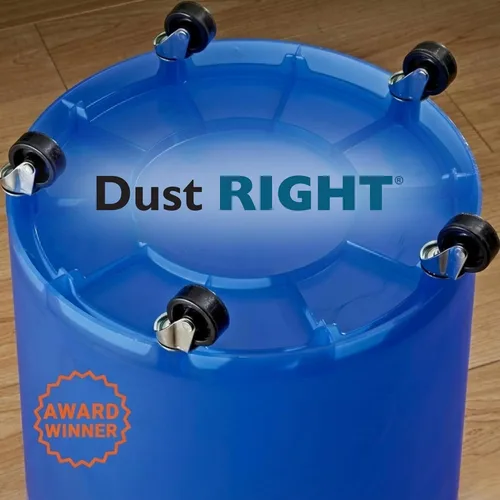 Vista 7 de Dust Right Separador de polvo + manguera Flex-Form de 36 pulgadas, colector de polvo ciclón que separa aserrín, astillas de madera, desechos y más