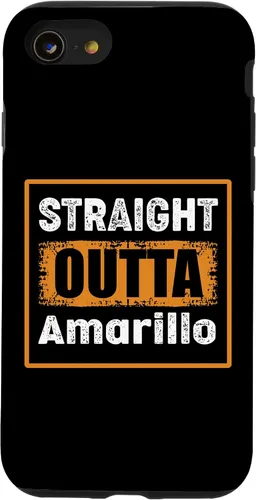 Vista 18 de Straight Outta Amarillo Texas USA Retro Distressed Vintage Case for iPhone 17