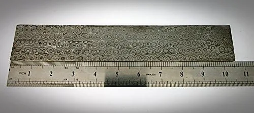 Vista 2 de Poshland DBD-34 PERSONALIZADO HECHO A MANO DAMASCO ACERO BILLET/BLANCO HOJA QUE HACE BARRA