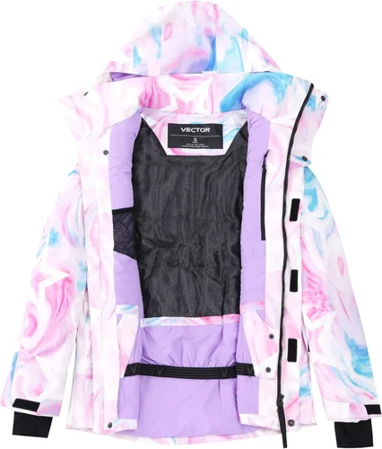 Vista 3 de VECTOR PRIME Pantalones de esquí aislados para mujer, pantalones de snowboard impermeables para mujer