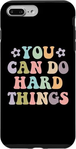 Vista 12 de Inspirational Women's Graphics - You Can Do Hard Things Case for iPhone 16
