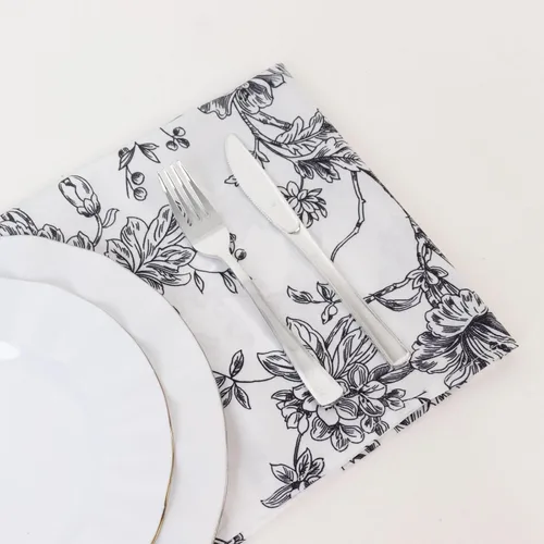 Vista 53 de Efavormart - Juego de 25 servilletas de tela de alta calidad, 20 x 20 pulgadas, color rosa, sin costuras, mantel de lino lavable con bordes