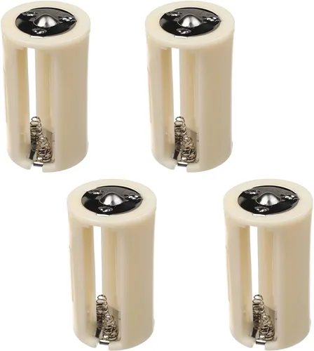 Vista 10 de Heyiarbeit 1 unids blanco AA a D tamaño de conexión paralela adaptadores de batería convertidor casos adaptador D 3501A para electrónica