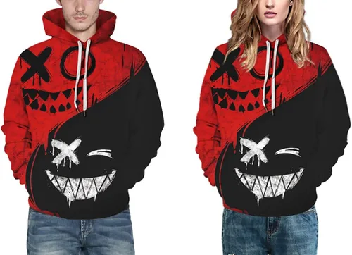 Vista 5 de Chaos World Men's Novelty Hoodie Realistic 3D Print Sweatshirt Unisex Top Casual Pullover
