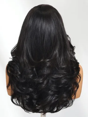 Vista 116 de Beauty Forever Bye Bye Knots - Peluca de cabello humano ondulado sin pegamento, predepilada, 7x5, encaje frontal, cabello humano suelto Peluca