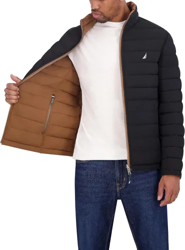 Vista 29 de Chaqueta Nautica de hombres elastizada Reversible peso medio