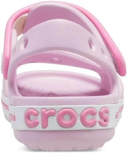 Vista 7 de Crocs Sandalias Crocband para niños Rosa Bailarina