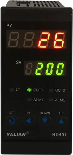 Vista 2 de Pid Temperature Controller Thermoregulator AC 100 to 240V Thermocouple Input Relay Output 2 Line Dispaly for Celsius(C)(HD101)
