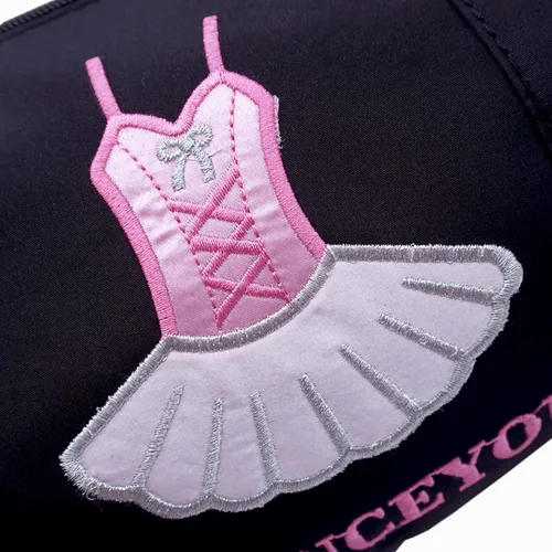 Vista 3 de DANCEYOU - Bolsa de danza ajustable con cremallera para ballet