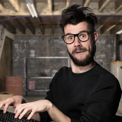 Vista 5 de Skeleteen Gafas de disfraz retro de nerd gafas hipster negras de gran tamaño con lentes transparentes 1 par