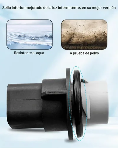 Vista 2 de 2 piezas de enchufe de bombilla de señal de giro de coche para Jeep Compass