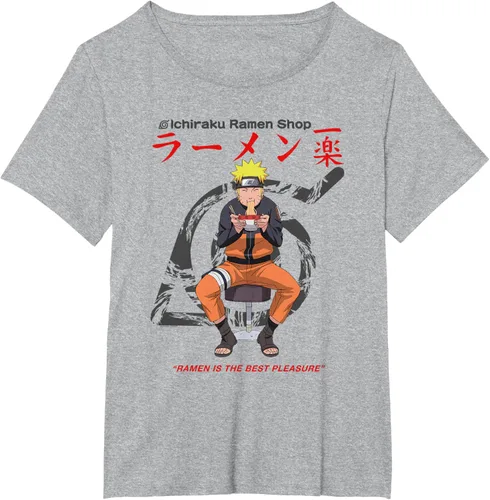 Vista 24 de Naruto Camiseta de anime Shippuden Ichiraku Ramen Shop Naruto Blanco