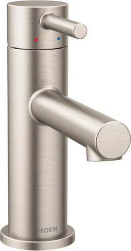 Vista 10 de Moen Align Grifo de Baño Moderno de Una Manija Oro Cepillado con Conjunto de Drenaje y Placa de Cubierta Opcional, Grifo de Lavabo de Baño de Un