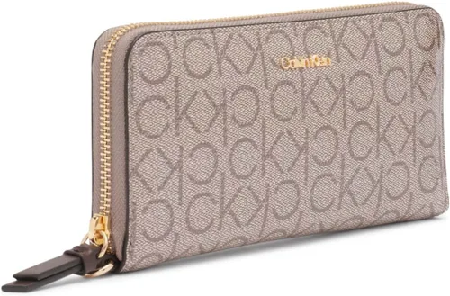 Vista 5 de Calvin Klein Artículo clave Saffiano Continental Zip Alrededor Cartera con correa de muñeca