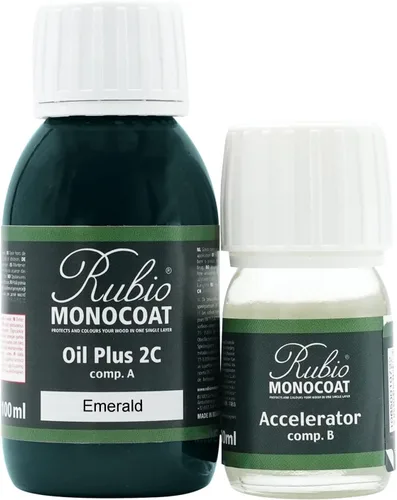 Vista 12 de Rubio Monocoat Tinte y acabado para madera de 650 pies cuadrados - Niebla 5% Oil Plus 2C Aceite de linaza ecológico de secado rápido