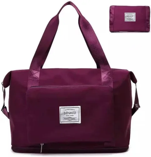 Vista 2 de BAGSMART - Bolsa de cosméticos para mujer, 2 piezas, pequeña bolsa de maquillaje para bolso, bolsa de cosméticos de viaje para brochas