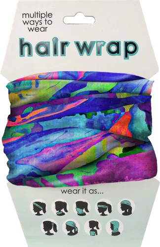 Vista 52 de Spoontiques Envolturas para el cabello y la cara - Pañuelo multifuncional - Diadema - Bufanda - Polaina para el cuello - Pasamontañas - Mapa