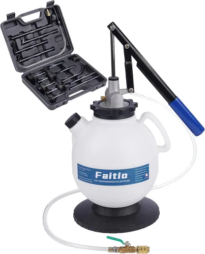 Vista 9 de Bomba de transferencia de fluidos de transmisión de 3L con 12 adaptadores ATF, bomba de presión de fluido automotriz para rellenar transmisión