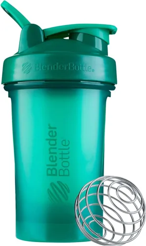 Vista 46 de [Usado] BlenderBottle Classic V2 - Botella mezcladora perfecta para batidos de proteínas y preentrenamiento, 20 onzas, color negro