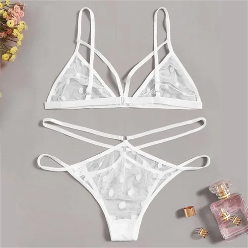 Vista 2 de Sexy Wave Point LingerieThe PolyesterFor DressingOutside Lady Mrs Outfit for Women Lingerie