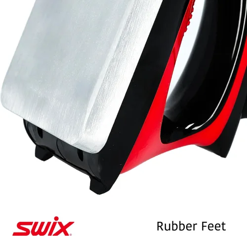 Vista 8 de Swix Cera universal, temperatura ajustable de 110 V, rojo, placa base grande