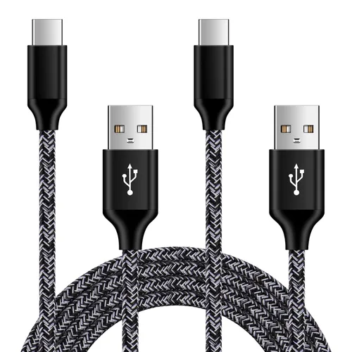 Vista 8 de Cable USB a USB C de 3 A de carga rápida para iPhone 17e 17 Pro Max Air 16e/16 Pro Max/16 Plus/15 Pro Max, paquete de 2 cables de alimentación de 6