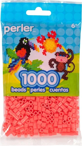 Vista 26 de Perler 80-15213 Cuentas fusibles para manualidades, 1000 piezas, naranja albaricoque