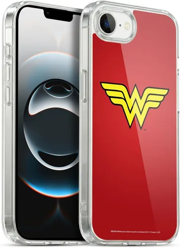 Vista 69 de Head Case Designs Funda de gel suave con licencia oficial de Wonder Woman DC Comics Classic Logos compatible con Apple iPhone 7 Plus/iPhone 8 Plus