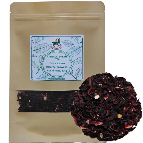 Vista 21 de TeaDreamTea Muestra de té de hierbas sueltas 8 paquetes de té de hierbas Té de hierba de limón Hoja suelta Té de caléndula flores secas Té