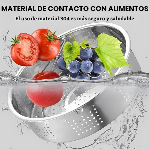 Vista 4 de Cesta de vapor para olla instantánea, cesta de vapor de verduras de acero