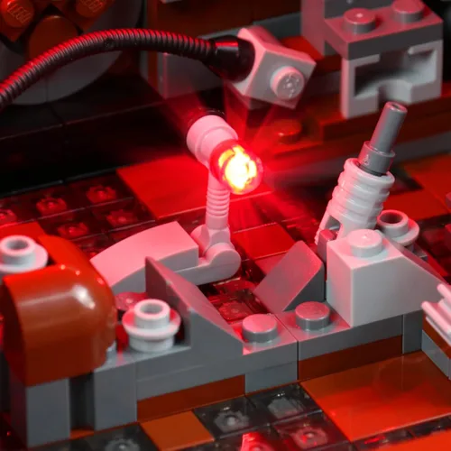 Vista 5 de BrickBling Kit de luz LED compatible con el compactador de basura Lego