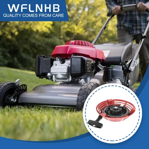 Vista 7 de WFLNHB Arrancador de retroceso (garra recta) de repuesto para Honda GXV160 HR216 HRA216 28400-Z1V-003ZB 28400-ZE7-003ZA 28400-ZE7-003ZB