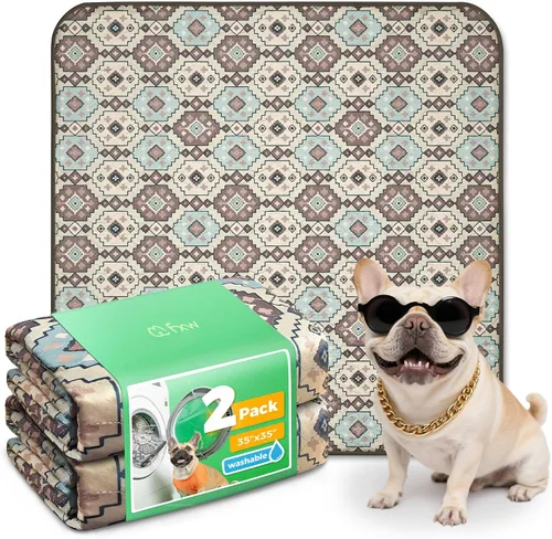 Vista 16 de FXW Almohadillas lavables para orina para perros, almohadillas para cachorros con súper absorbentes, diseñadas específicamente para jaulas de 24