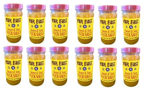 Vista 9 de Salsa agridulce – Tarro de 8 onzas de salsa de pato chino auténtica salsa asiática de pato (paquete de 2)