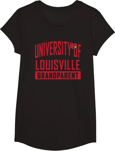 Vista 5 de Louisville Cardinals Grandparent University Camiseta, Negro