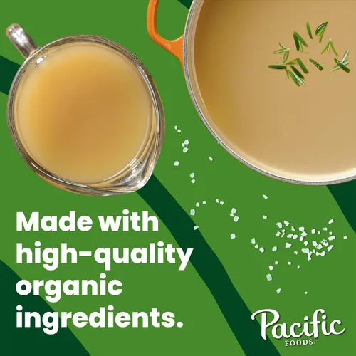 Vista 4 de Pacific Foods Caldo de pavo orgánico, caja de 32 onzas (caja de 12)