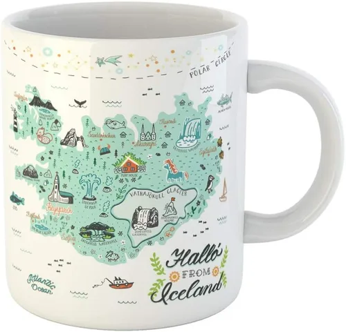 Vista 2 de Taza de café colorida linda erizo patrón animal bosque corazón otoño 11 oz taza de té tazas de cerámica regalo o recuerdo para familiares amigos