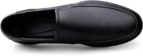 Vista 2 de GEXECEUSS Mocasines ligeros para hombre, zapatos de conducción sin cordones, mocasines informales, mocasines planos, zapatos de barco, zapatos