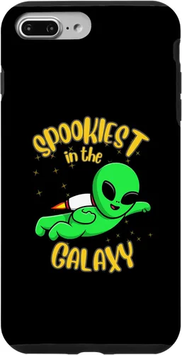 Vista 9 de iPhone 14 Alien Halloween Season Spooky Alien Lover Trick Or Treat Case