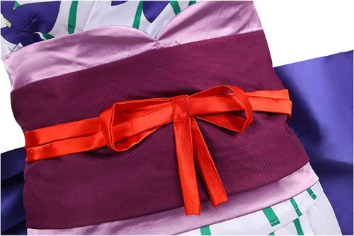 Vista 7 de CLLMKLCOS Disfraz de Nico Robin para mujer, uniforme de impresión digital, Kinomo, disfraz de Halloween