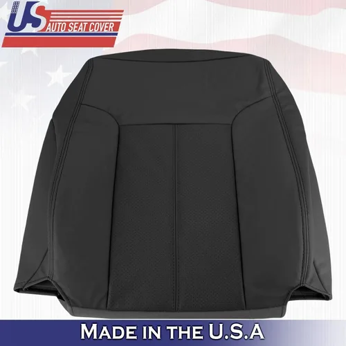 Vista 4 de U.S.AutoSeatCover 2013 2014 para Ford F450 F550 Lariat conductor pasajero superior cuero Seat Covers BLK