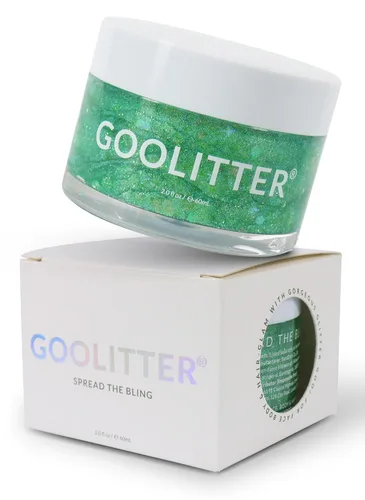Vista 17 de Gel holográfico con purpurina blanca transparente para rostro, cuerpo y cabello [nube nevada] 2 onzas (2.0 fl oz) Grueso K-Beauty Halloween