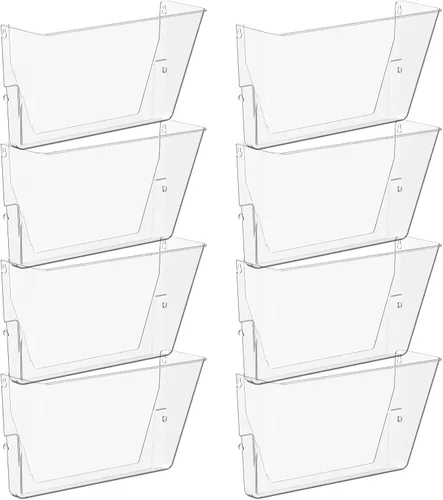 Vista 13 de Paquete de 6 soportes organizadores transparentes para colgar