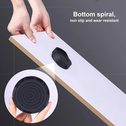 Vista 6 de HURRISE Almohadillas antivibración para lavadora w/- Detiene lavadora secadora ruido movimiento sacudidas caminar deslizamiento - Electrodoméstico