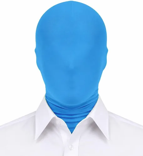 Vista 17 de Máscara de capucha Zentai de elastano de cobertura completa para hombre y mujer para disfraz de Halloween