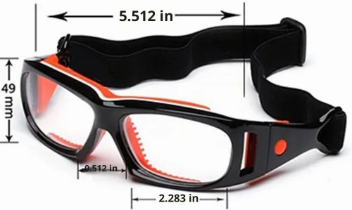 Vista 2 de Gafas deportivas de baloncesto Gafas de fútbol con personalidad perfecta