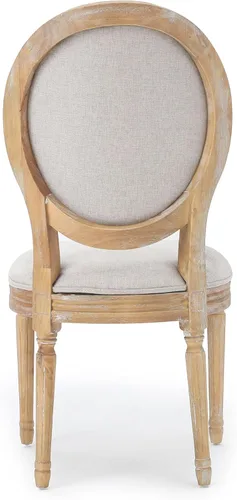 Vista 11 de Christopher Knight Home Phinnaeus Silla de comedor de tela beige de poliéster (juego de 2), juego de 2 piezas