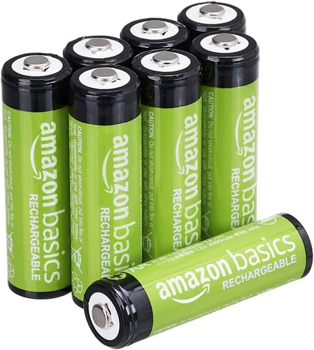 Vista 6 de Amazon Basics - Paquete de 4 baterías recargables AA, rendimiento de 2,000 mAh, precargadas, se recargan hasta 1000 veces
